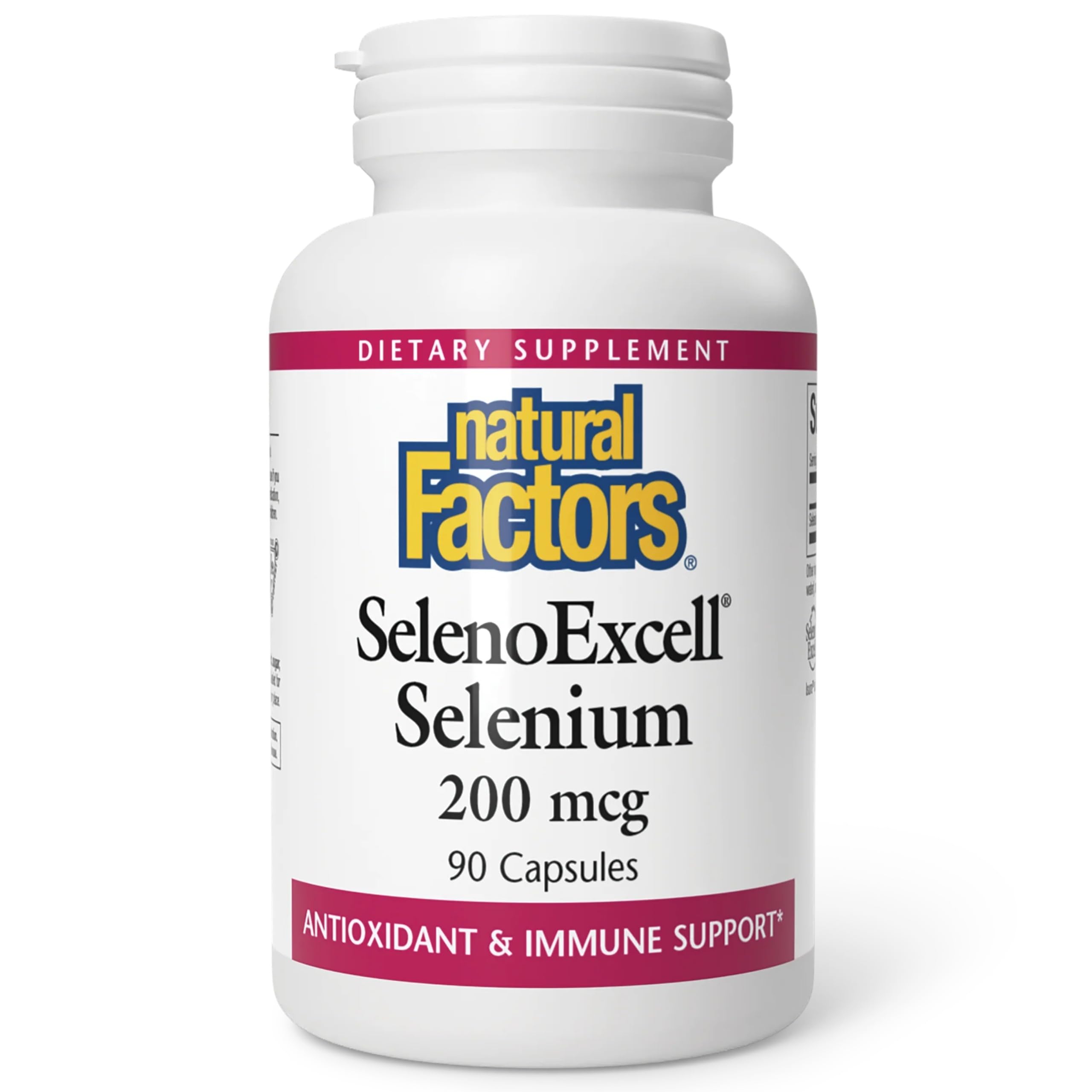 Natural Factors, SelenoExcell Selenium 200mcg, Antioxidant & Immune Support, 90 Capsules