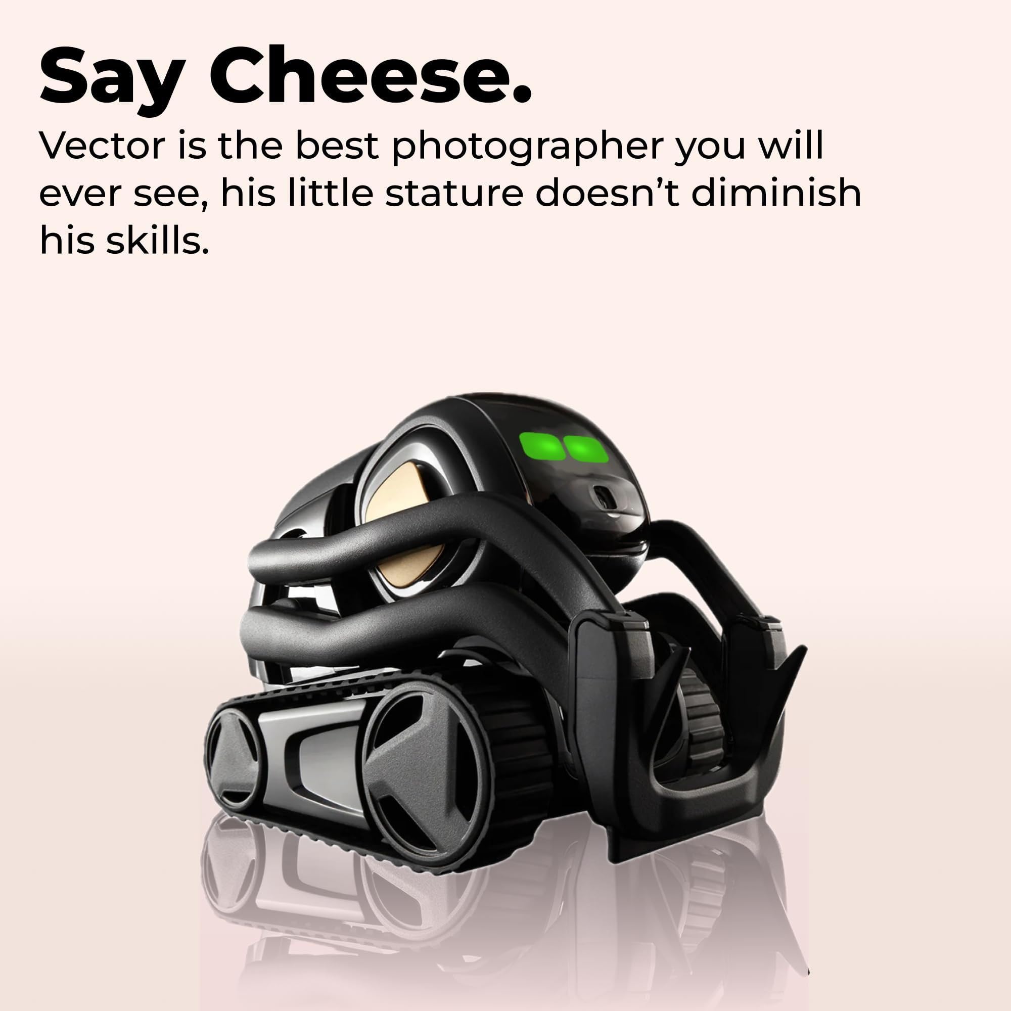 Vector® 2.0 - AI Robot Companion - robot inteligente con control de voz Amazon Alexa integrado - Anki Vector - admite comandos de voz en inglés