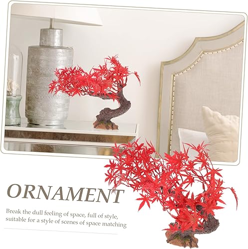 Miniatura 7 de ORFOFE Micro plantas de paisaje, decoración de mesa japonesa, flores de cementerio, jarrones de cerámica para decoración del hogar, árbol de arce