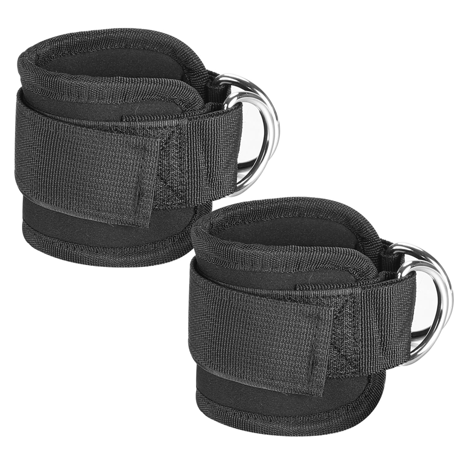 Ankle Straps for Cable Machines Cable Kickback Ankle Strap Adjustable Double D-Ring Ankle Cuff Straps Gym Ankle Strap Kickback Ankle Straps Leg Straps Ggym for Cable Machine for Men and Women 2 Pcs