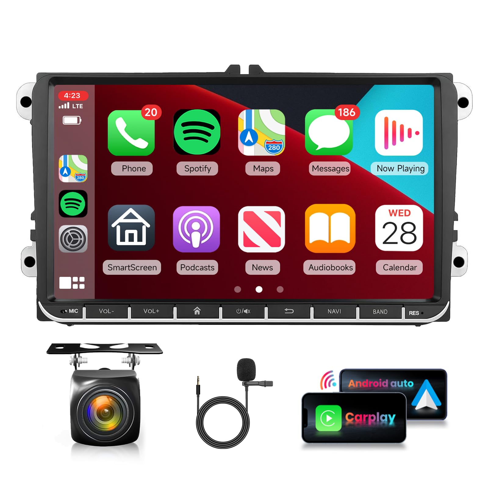 Amazon.com: 4G+64G DSP Radio for VW Passat Jetta Golf TOURAN SEAT
