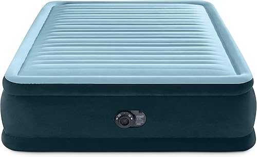Miniatura 2 de Intex Dura-Beam Deluxe Comfort Plush Airbed, cama de aire de felpa con bomba interna (modelo 2021)