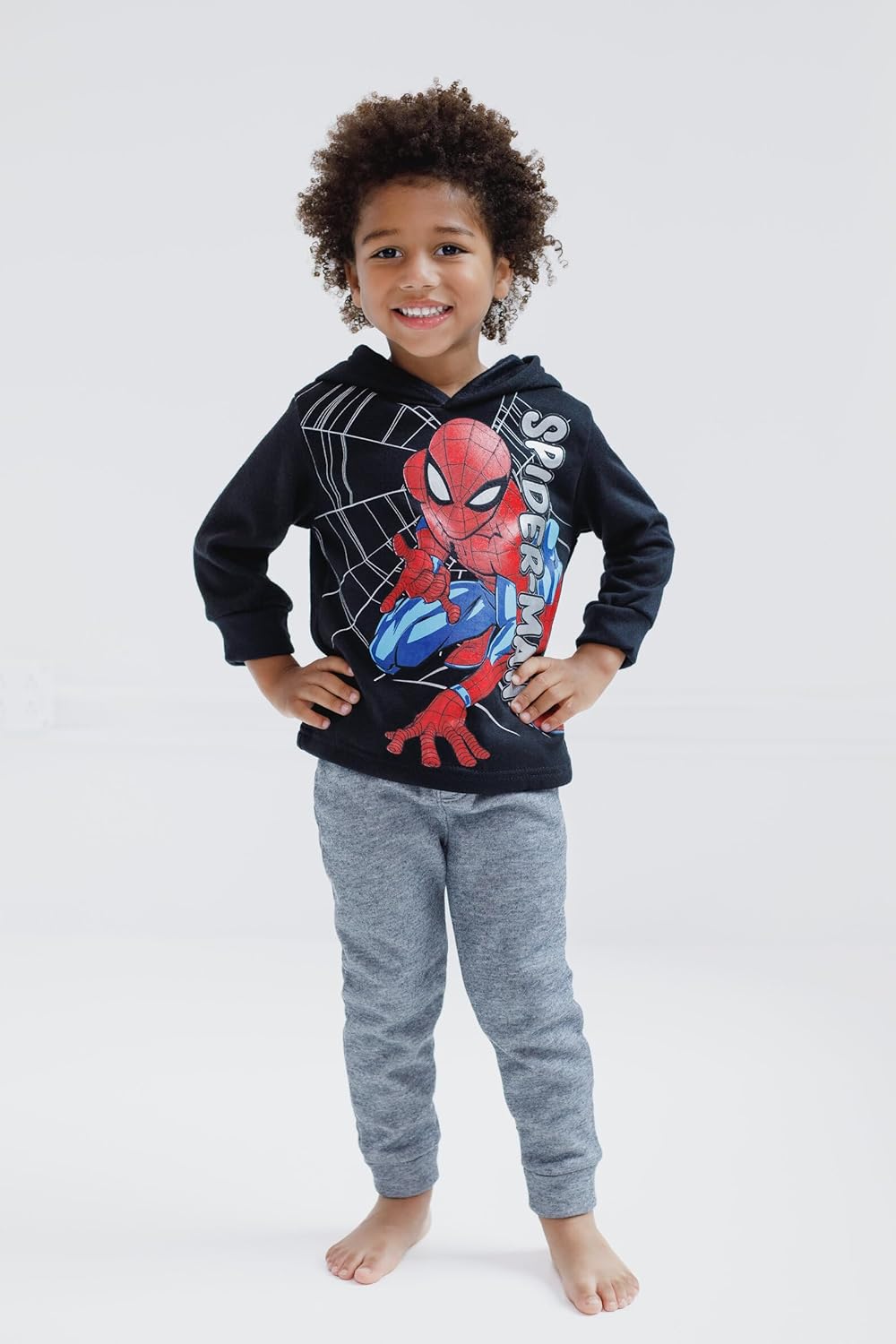 Marvel Avengers Spider-Man Fleece Pullover Hoodie and Jogger Pants Outfit Set Toddler to Big Kid Sizes (2T - 18-20) - Image 2