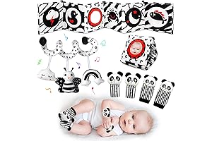 XIXILAND Baby Sensory Car Seat Toys 0-6 Months