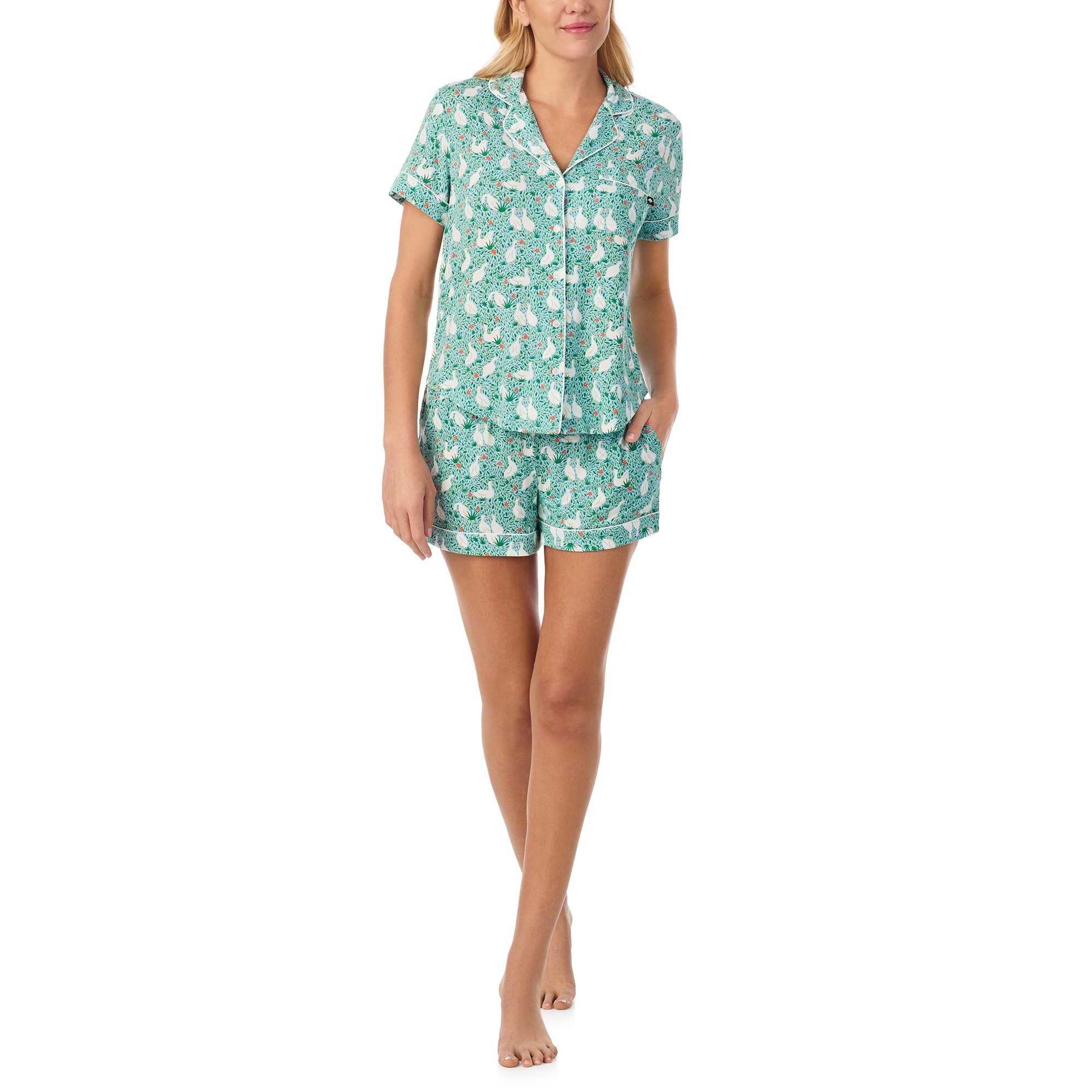 kate spade new york Short Sleeve Boxer PJ Set