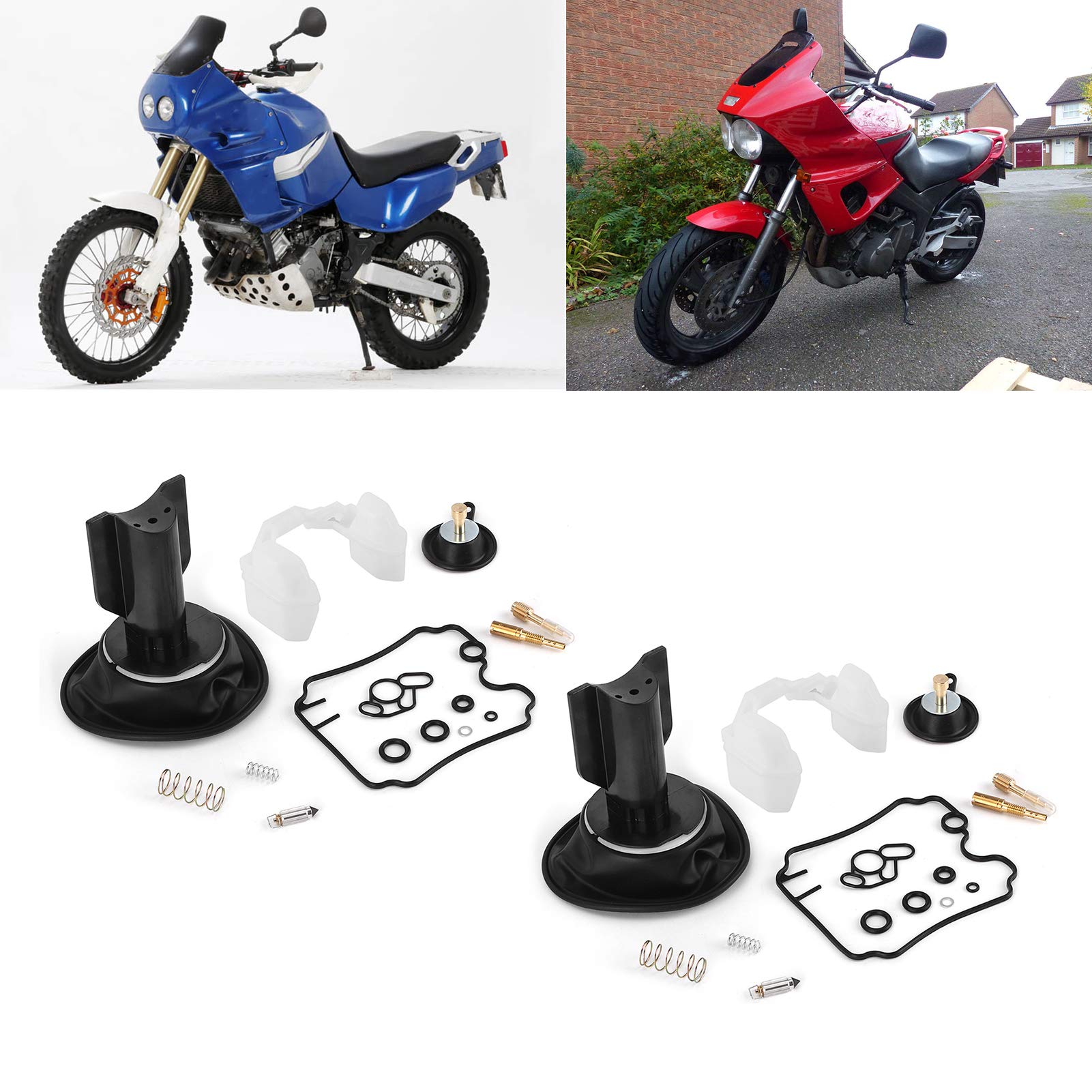 Zestaw naprawczy gaźnika, 2 zestaw gaźnika zestaw do przebudowy gaźnika akcesoria nadające się do TDM 850 / TDM 850N / XTZ 750H / XTZ 750R