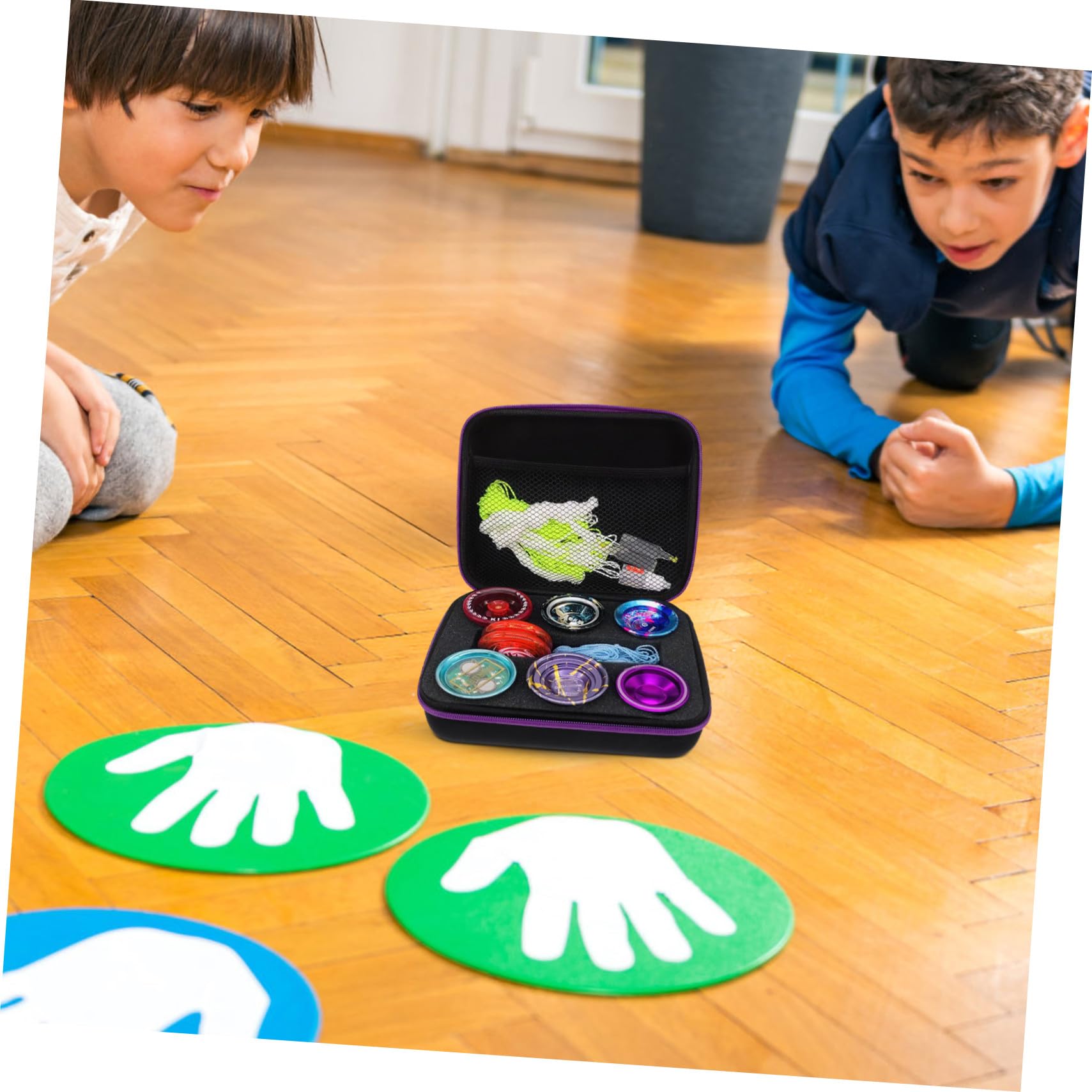 Mipcase Mano Borsa per Yoyo da 6 Fori, Custodia Portatile Oxford e Nylon Spugna, per Palline e Accessori, per Esterni e Feste