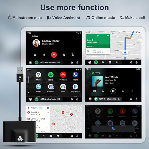 Miniatura 2 de Adaptador inalámbrico Android Auto para automóvil, Answin Wireless Android Auto Adapter para OEM Factory Wired Android Auto Cars para teléfonos