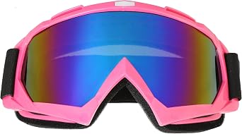 Motocross Dirt Bike ATV Motorcycle Riding Goggles in Pink for Women Youth Adult