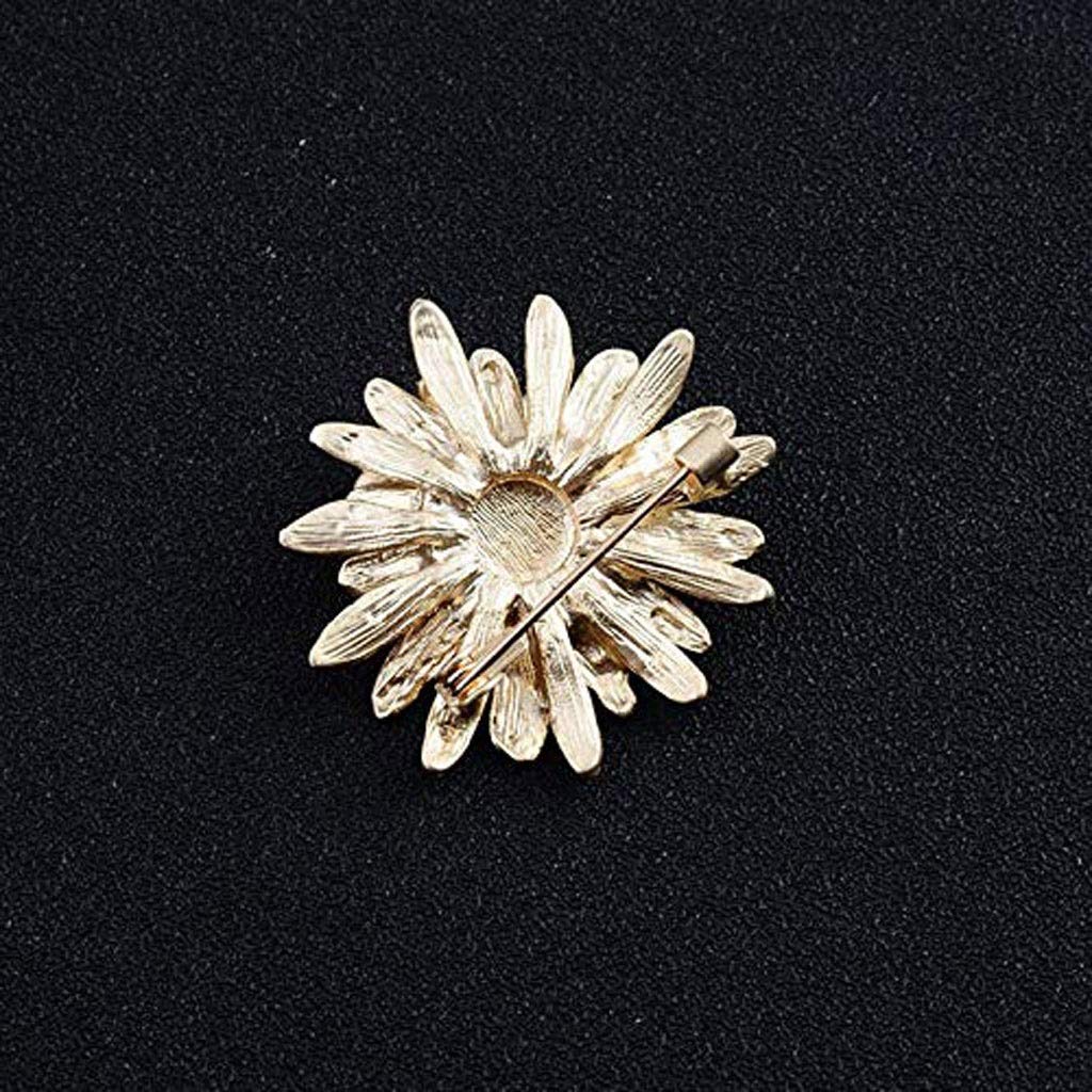 RWRAPS Brosche mit Gänseblümchen-Blumenbrosche – Damen-Kleidungsaccessoires, Pin-Mantel-Cardigan-Brosche