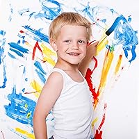 Vista 7 de 40 pinceles de espuma, pinceles de pintura de espuma de 1 pulgada, cepillo de esponja de mango de madera, pinceles para pintar para manchas