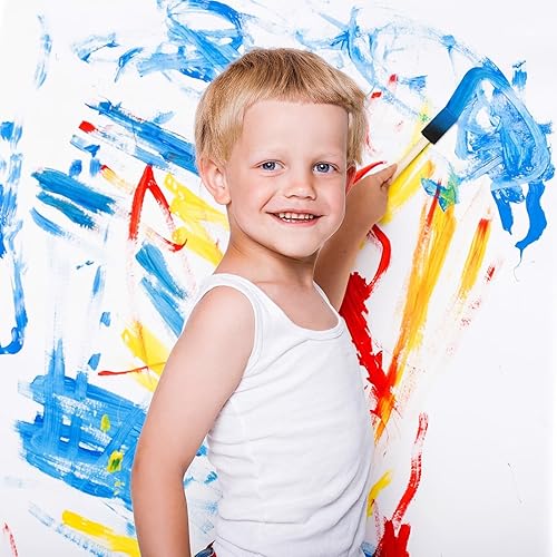 Miniatura 7 de 40 pinceles de espuma, pinceles de pintura de espuma de 1 pulgada, cepillo de esponja de mango de madera, pinceles de espuma para pintar para