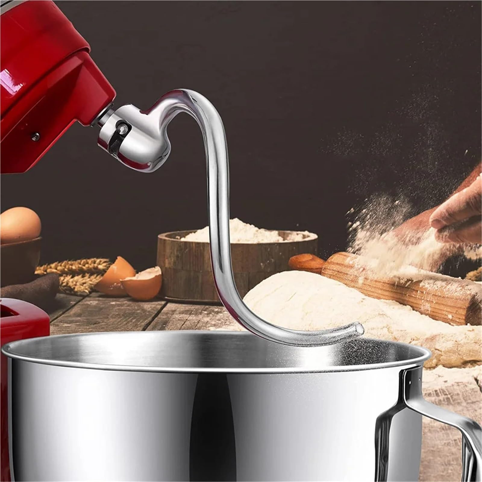 Gancio For Impastare, Compatibile Con Kitchenaid, KV25G0X KV25G8X KV25H0X 5Qt 6Qt Attacco For Impastatrice Con Supporto For Sollevamento Ciotola