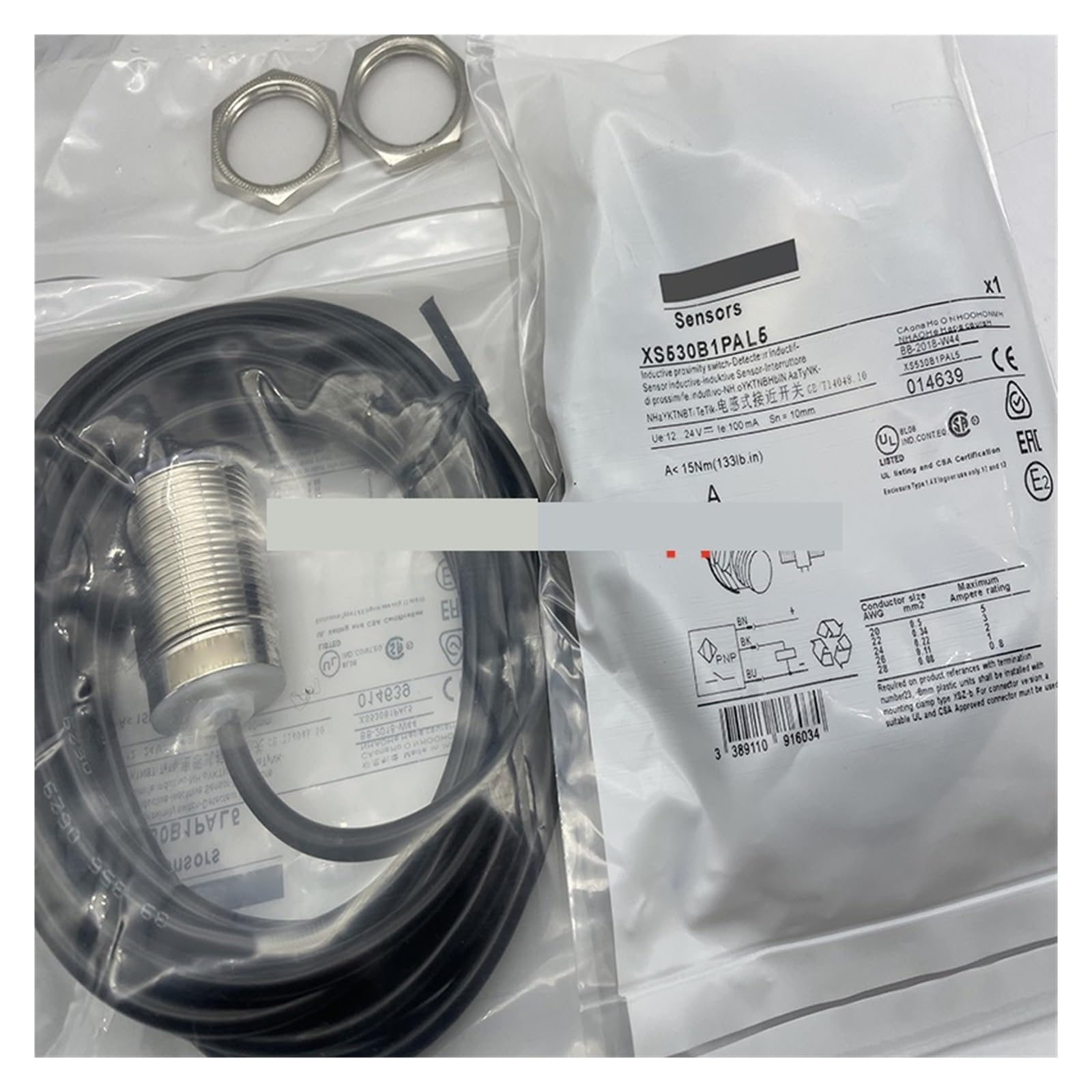 UITGVDQAT 1pcs Proximity switch XS530B1MAL5 XS530B1MBL5(XS530B1MAL5)