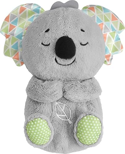 Juguetes para bebés Fisher-Price Soothe 'n Snuggle Osito de peluche con máquina de sonido personalizable con luces y movimiento de respiración para recién nacidos 0+ meses