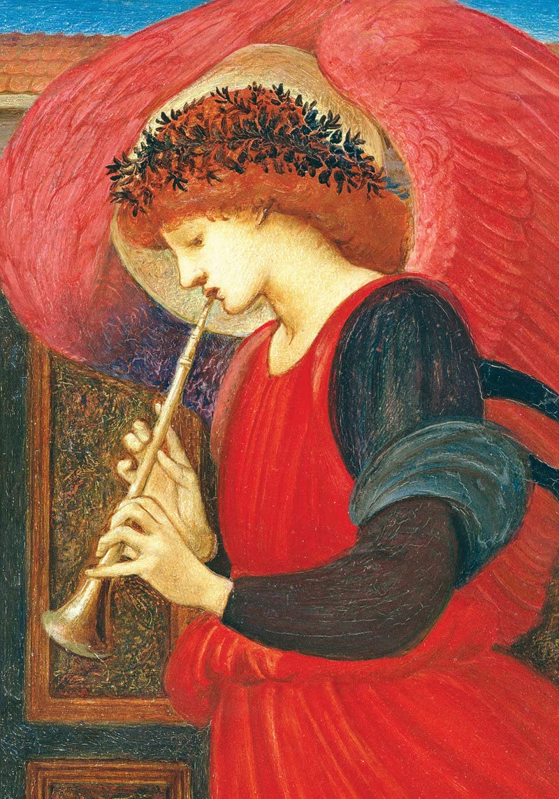 Red Harmonious Angel Boxed Holiday Notecards: Boxed Holiday Half Notecards Cards – 15 Sept. 2015