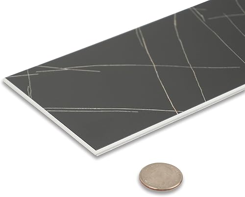 Miniatura 3 de Avant Decor  24 azulejos  Azulejos con textura de piedra compuesta de piedra  Azulejos de cocina para despegar y pegar  Azulejos de pared  4 x 12