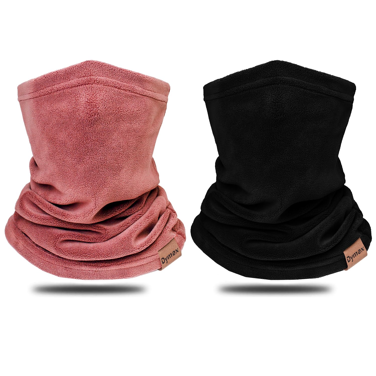 Dymex 2 PCS Kids Neck Warmer Gaiter Winter Fleece Neck Cover Balaclava Windproof Face Cover Mask for Ski Motorcycle