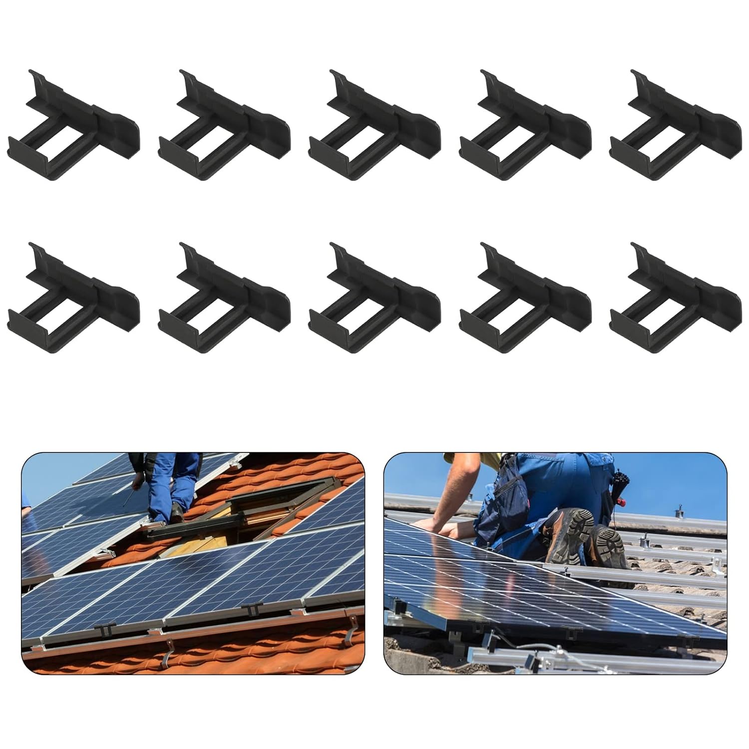 Solarpanel Schlammentfernungsclip Wasserablauf Wasserableitung Clip