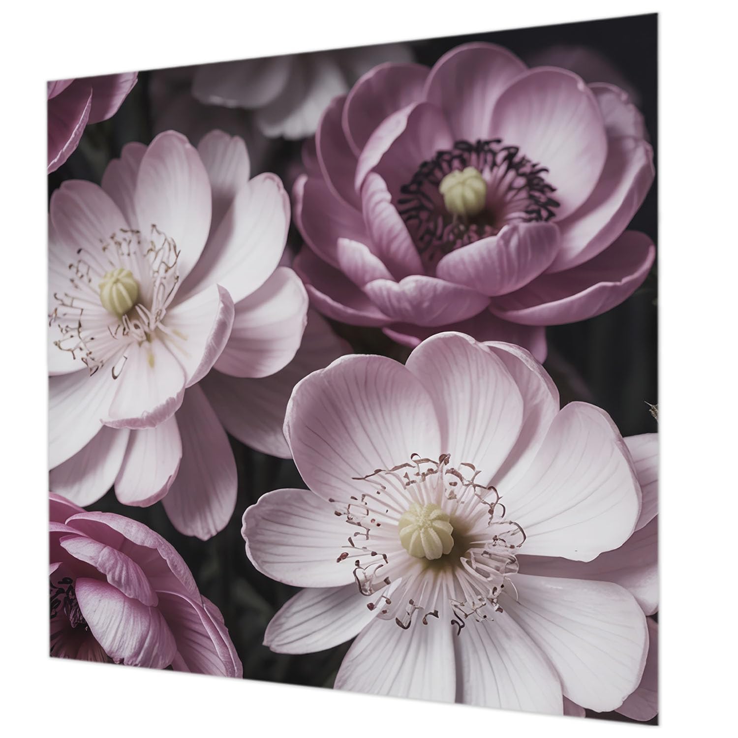 Papier peint intissé floral 250x250 cm pour créer un cocon dans votre chambre