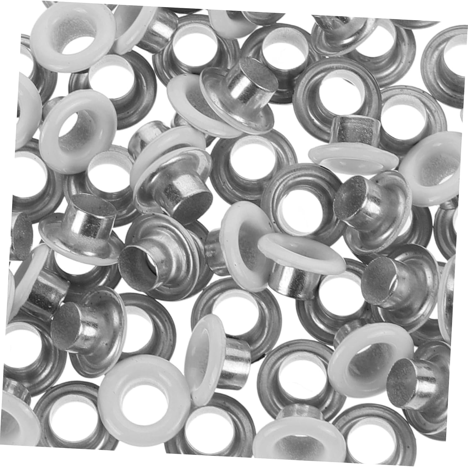 COSMEVIVI 100pcs Grommets Eyelets Eyelet Buttonholes for Shoelaces Sewing and Grommets Kit Snap Fasteners