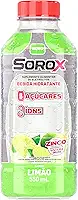 Sorox Limão Bebida Hidratante Zero Açúcar com 8 Íons e Zinco para Imunidade, Baixa Caloria, Eletrolitos para Hidratação e Energia, Refrescante e Nutritiva 550ml