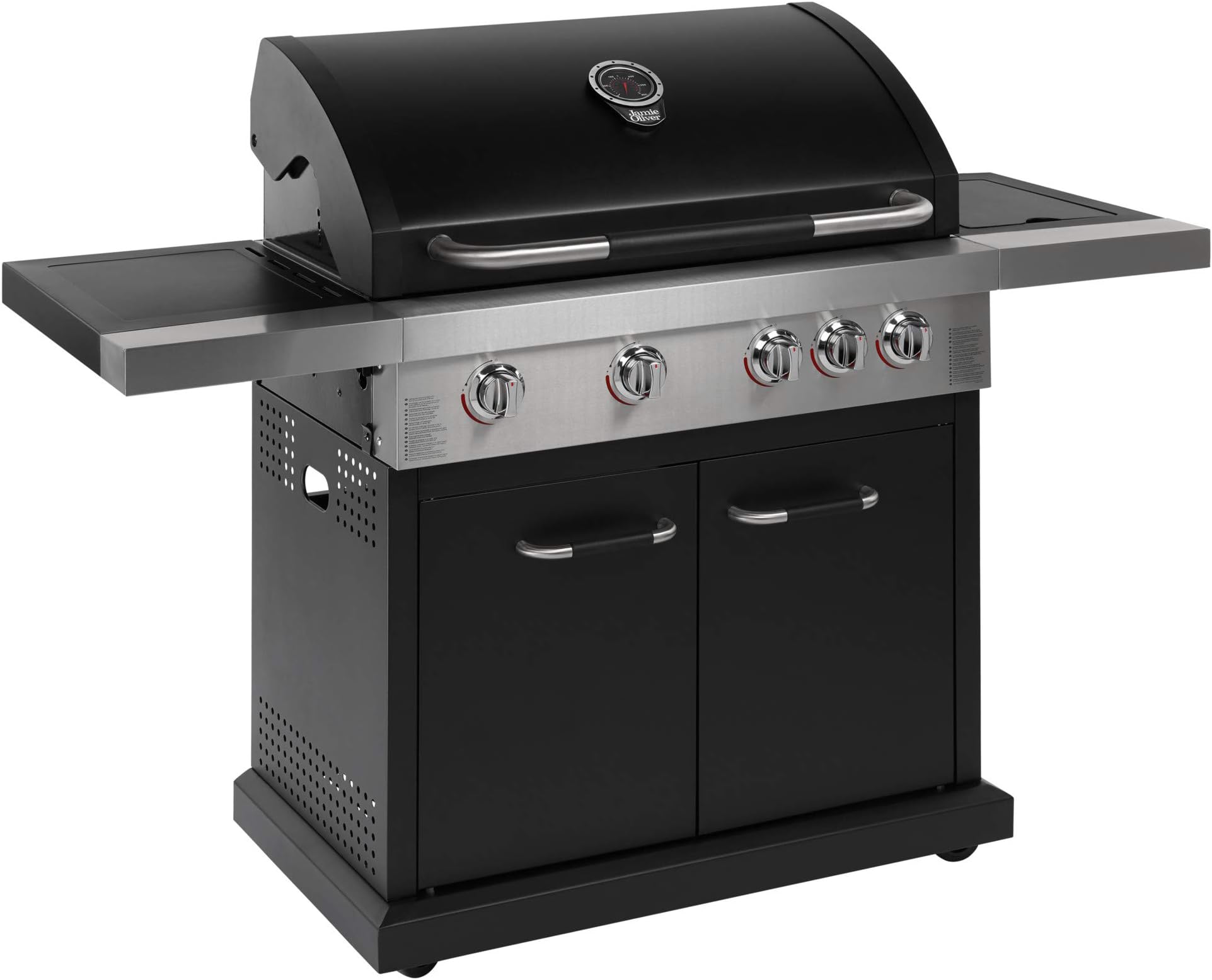 Jamie Oliver Pro 4-Burner Gas BBQ -Matt black