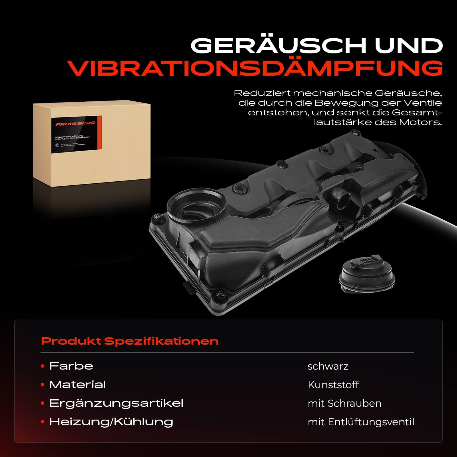 Ventildeckel Zylinderkopfhaube für A4 8K2 8KH 8K5 A5 8T3 A5 8F7 8TA A6 4G2 4G5 Q5 8RB Q5 Van 8RB Exeo 3R2 Exeo ST 3R5 2.0L Diesel 2007-2018 03L103469M