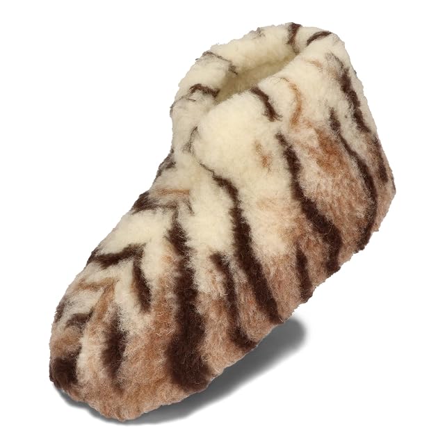 BeComfy Ciepłe wełniane kapcie damskie męskie ocieplacze zimowe wysokie bambosze wełna owcza unisex 36-46 EU