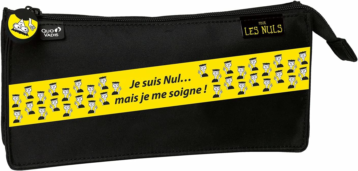 Quo Vadis, Collection: for Dummies, School KIT, 1 Compartment to Carry The Essentials, Durable Material and Zip