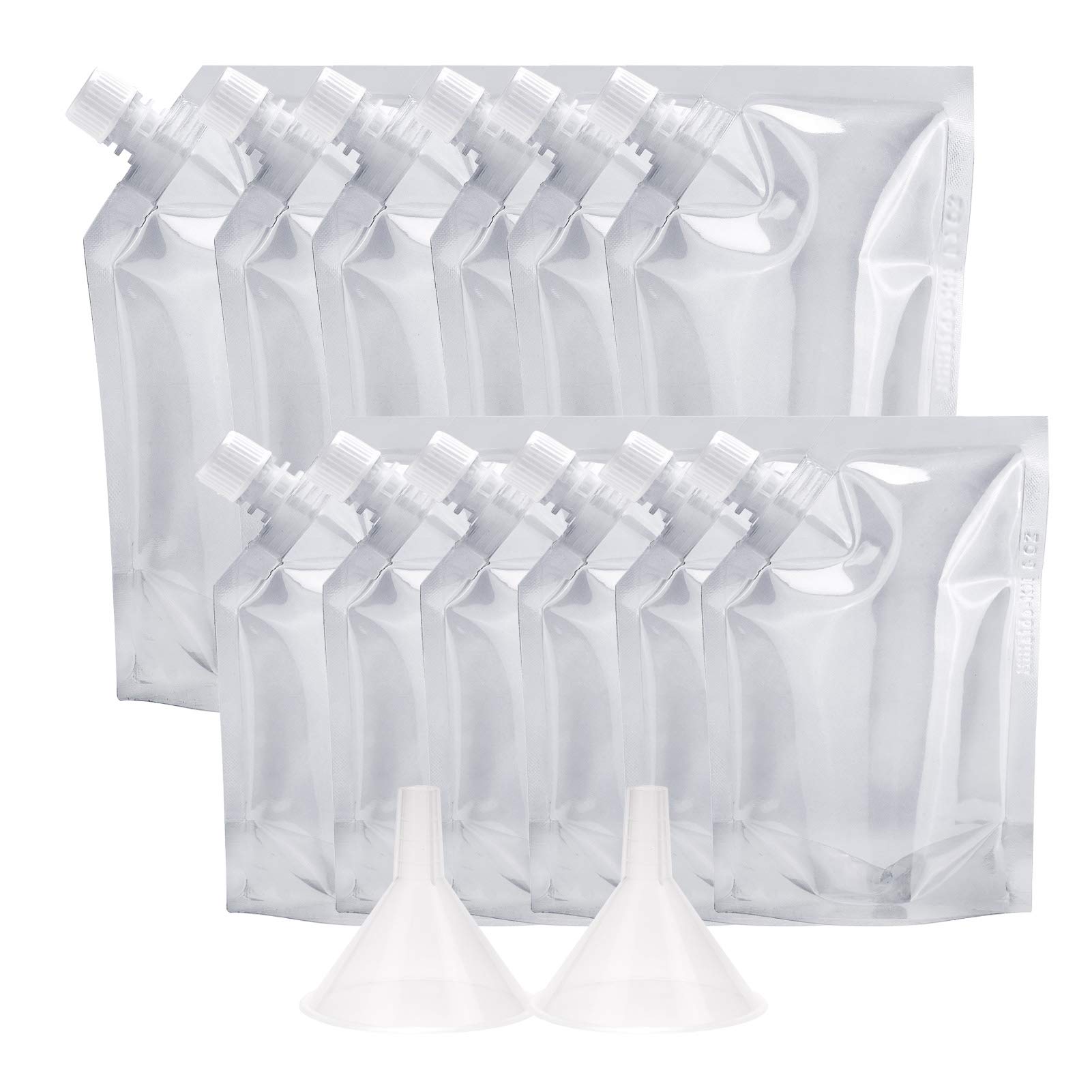 Hillside-KitConcealable And Reusable cruise sneak flask Liquor Pouches flask kit Sneak Alcohol flask hide drinking flask kit (8OZ6+32OZ6)