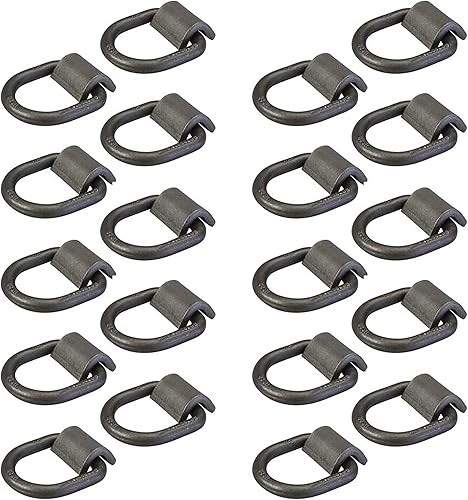 Miniatura 1 de Anillo de montaje forjado con soldadura de amarre de 12 pulgada. Resistencia a la rotura 12.000 libras. - Paquete de 20 unidades.