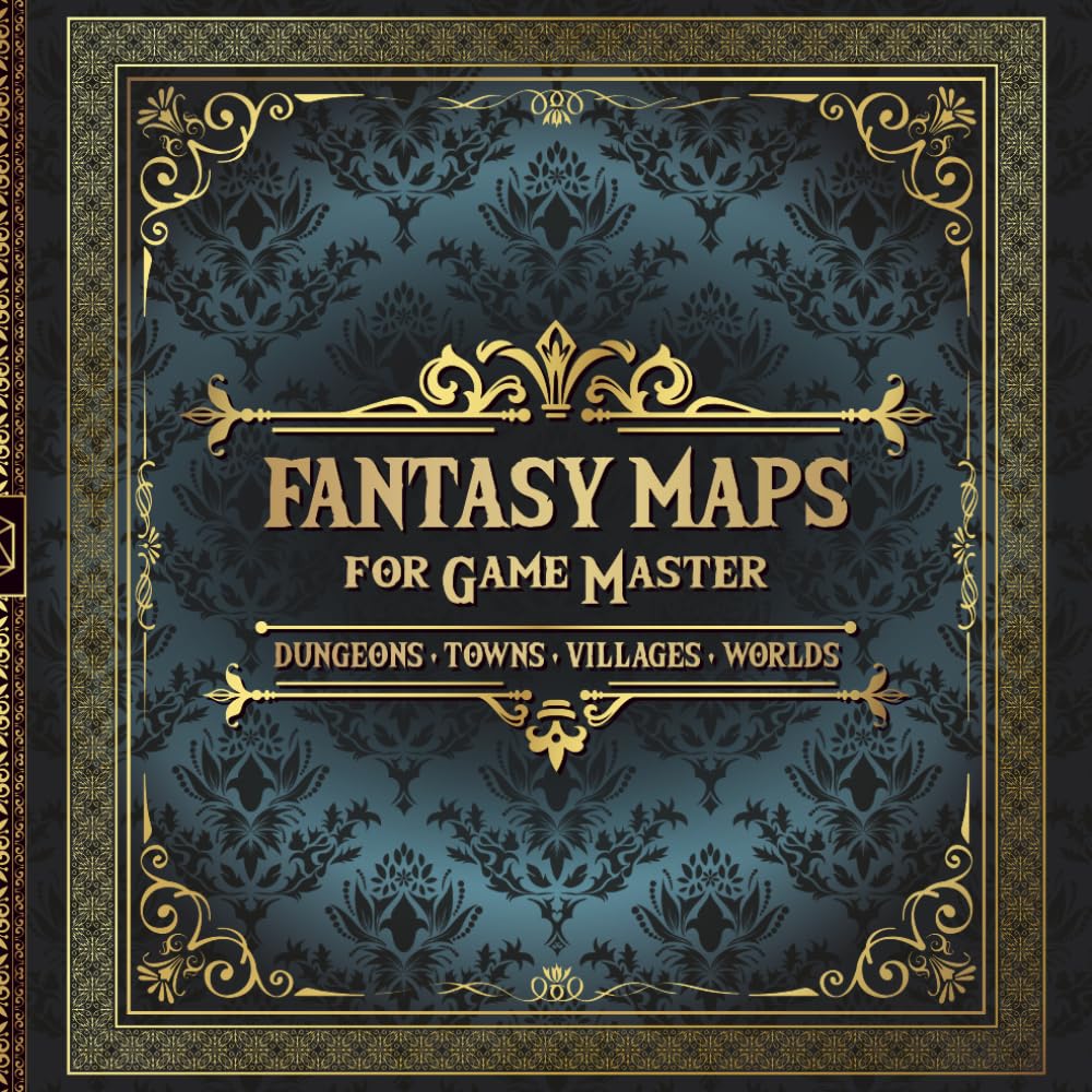 Fantasy Maps for Game Master - Dungeons, Towns, Villages, Worlds: Diverse Collection of 80 Maps for Tabletop RPG | Quest Inspiration for Players | Aid for Lazy Storytellers