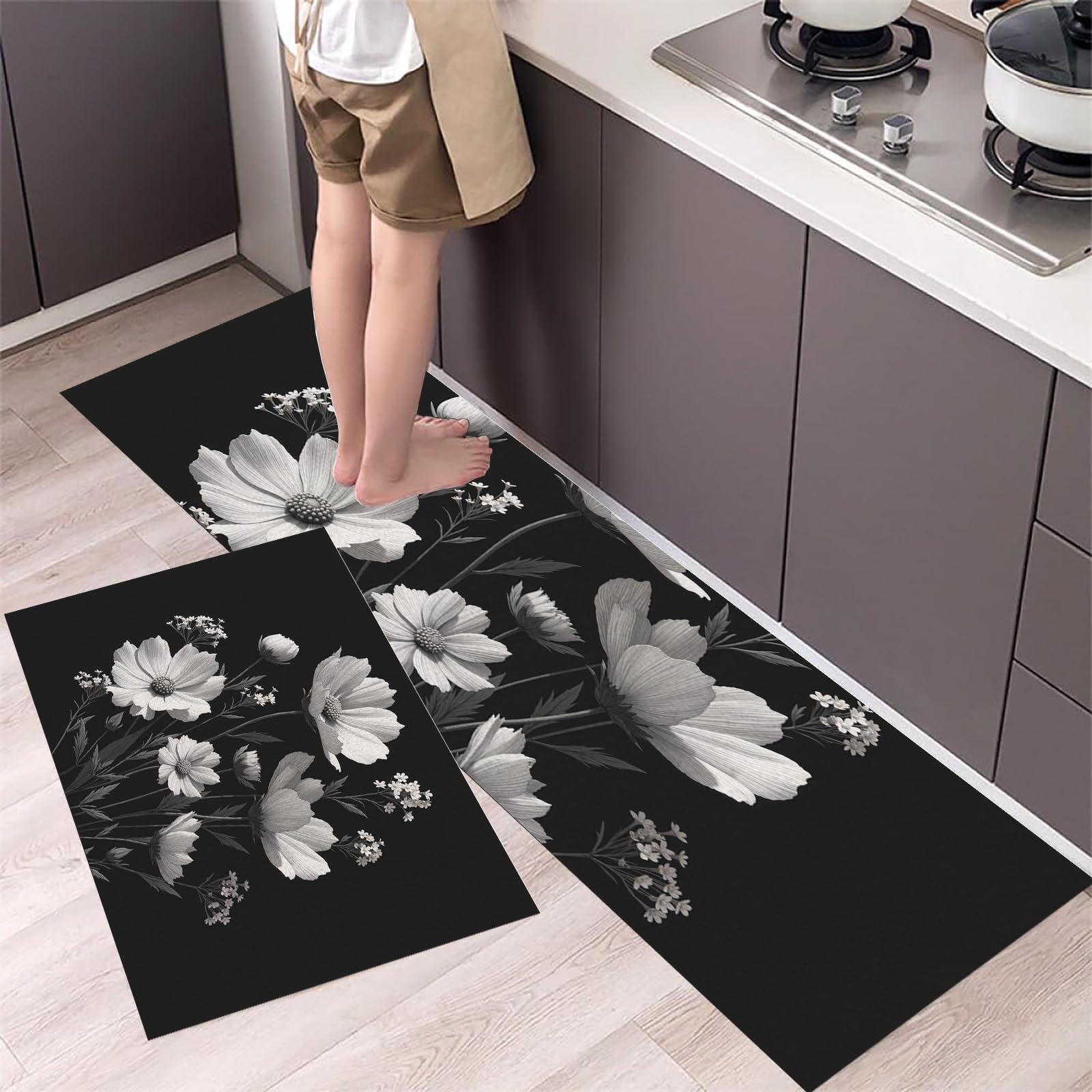 Tapis antidérapant cuisine lavable pour sécuriser et sublimer votre espace avec élégance