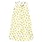 Hudson Baby Unisex Baby Cotton Wearable Sleeping Bag, Sack, Blanket, Lemon Daisy Sleeveless, 0-3 Months