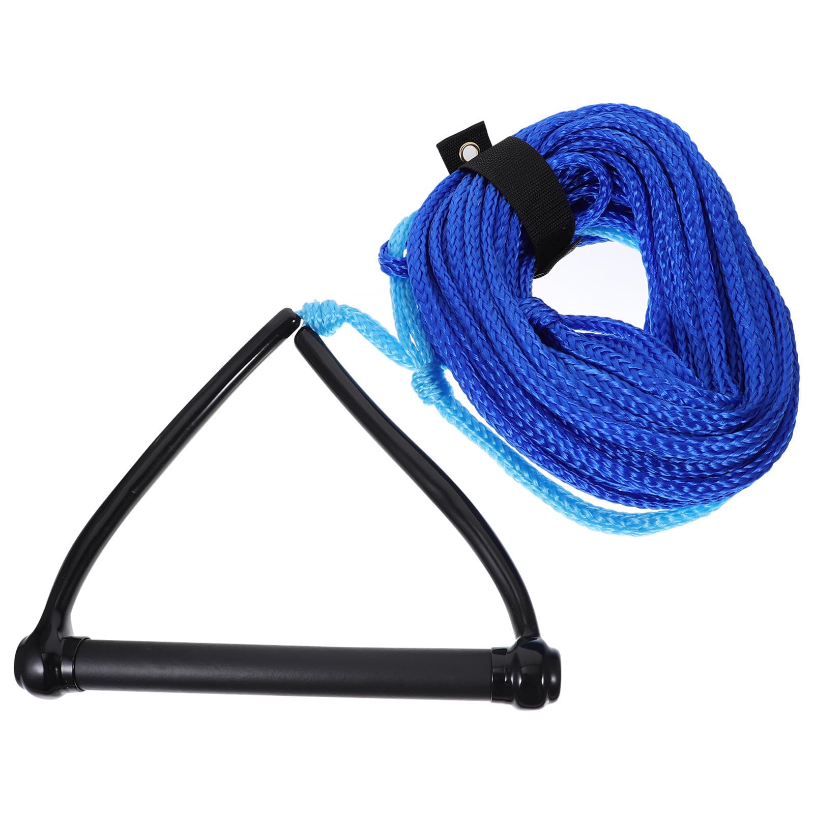 Cuerda 1 Sección de Nylon Negro para Esquí Acuático Ligera y Resistente Rayos UV Color Aleatorio para Wakeboarding y Esquí Acuático en Embarcaciones