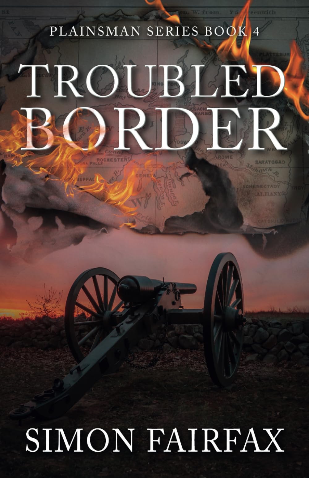 Troubled Border: A Classsic Western adventure (Plainsman series book 4)