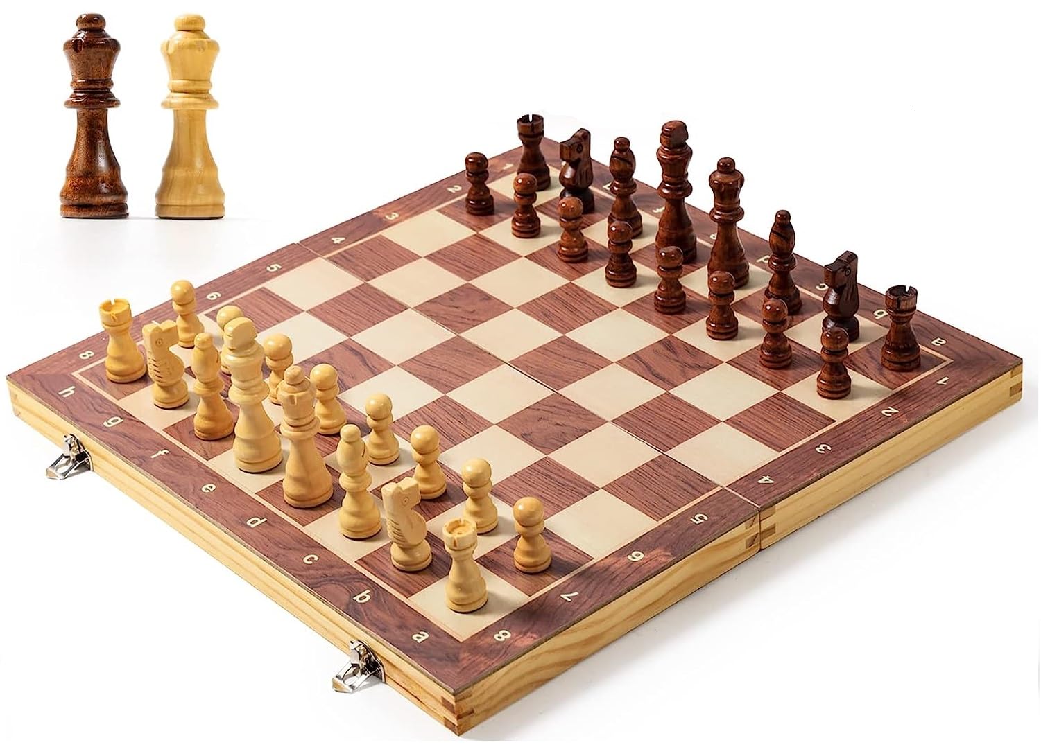 Buy Top Team Wooden Foldable Box and Finishing Chess Board Game Combo