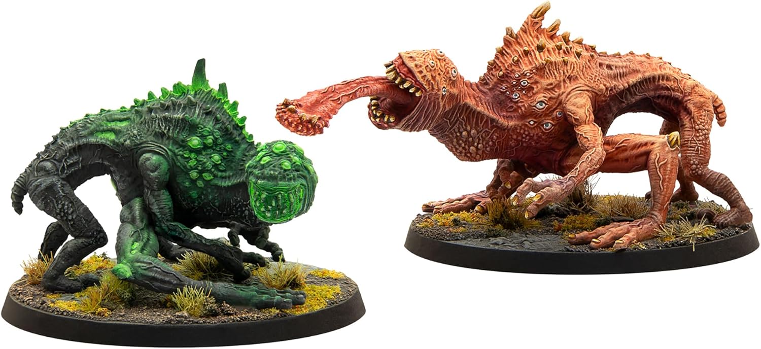 Modiphius Entertainment: Fallout: Miniatures - Cryptids - Snallygasters - 2 Resin Figures, Unpainted & Unassembled, RPG, Wilds of Appalachia, Licensed