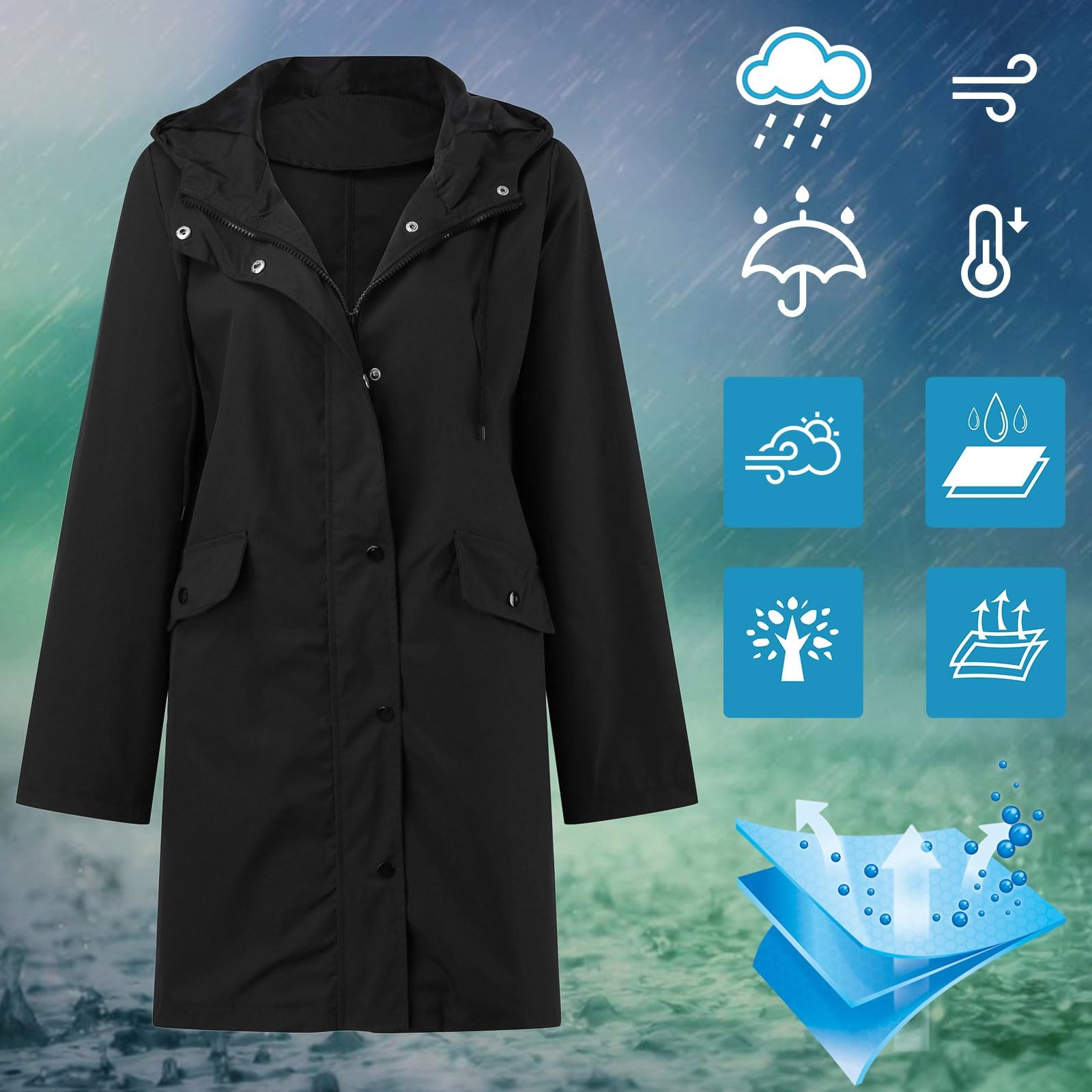 Giacca Antipioggia Da Donna Traspirante Di Grandi Dimensioni Impermeabile Softshell Esterno Gialla Transizione Leggera Con Cappuccio Per Giubbotto Canadian Trekking Antivento Termica