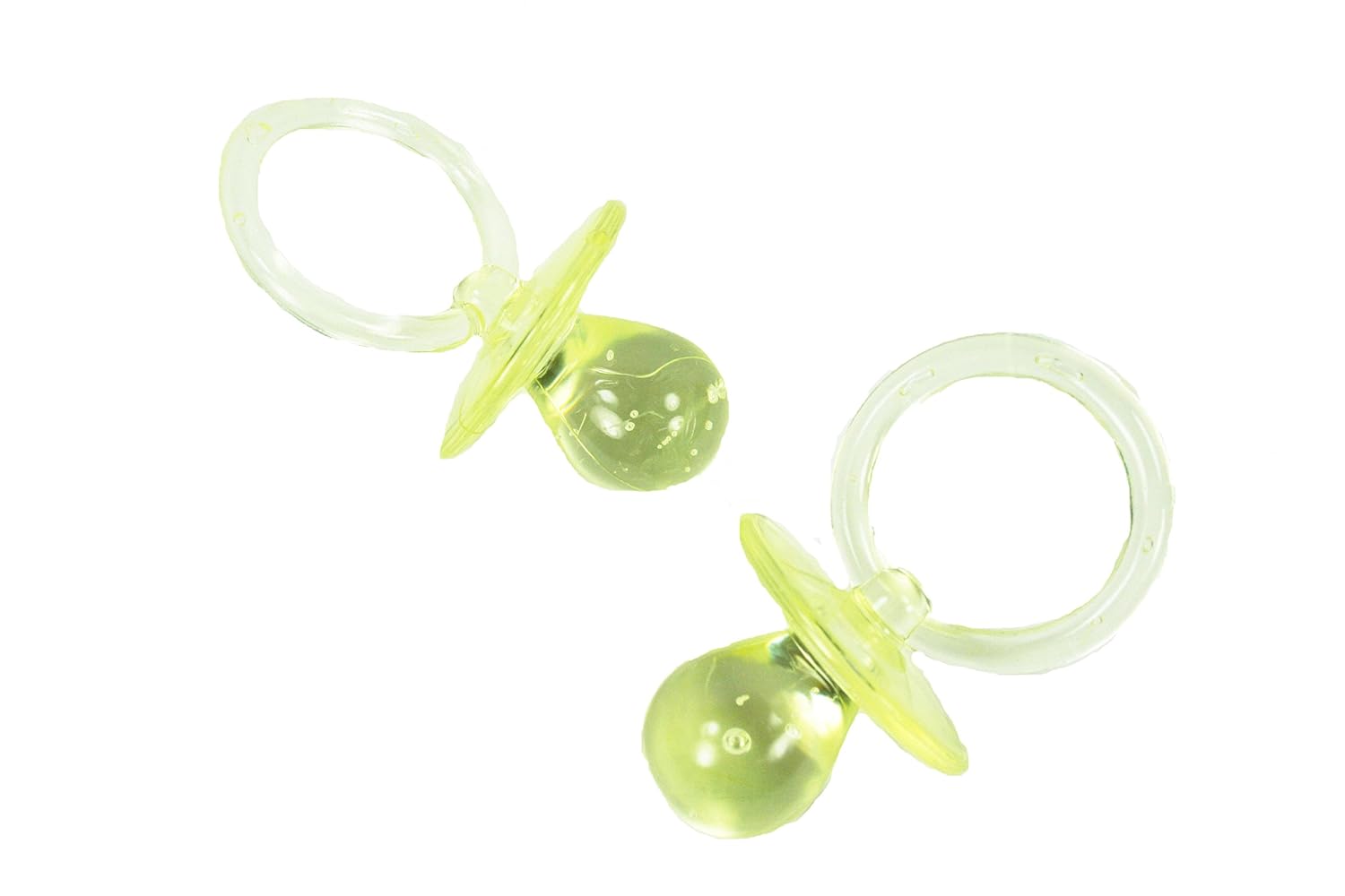 100 Acrylic 21/2" Pacifiers Baby Shower Favor Choose Color