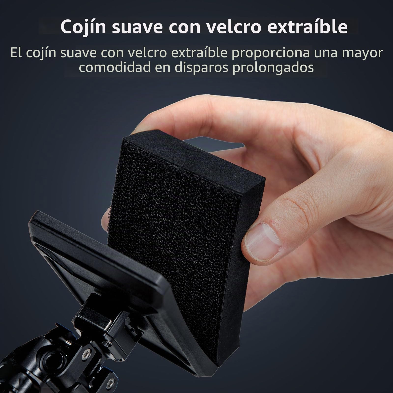 SMALLRIG Almohadilla de Pecho Giratoria Chest Pad y Liviana con 15mm Rod Clamp para Cámara Rig - MD3183