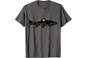 Fishing Trout Vintage Nature T-Shirt