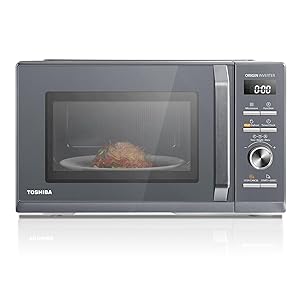 Toshiba MW3-AG25PFI(MG), Forno micro-ondas 25 L 3 em 1 900 W, Morandi cinzento brilhante, 6 programas, 10 níveis de potência, 7 menus automáticos, limpeza fácil