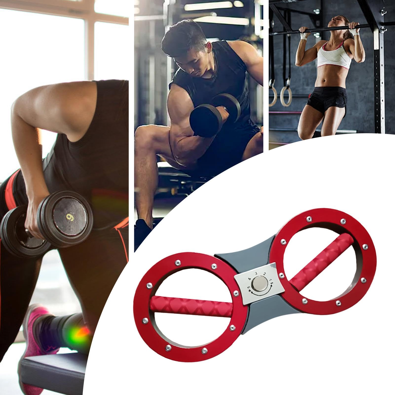 Burn Machine Grip Strength Trainer 3,6-8,2 kg Macchina rotatore regolabile Avambraccio Allenatore Forza Braccio e Spalla Forza Macchina per Formazione Avambraccio Esercizio Forbraccio Rafforzatore