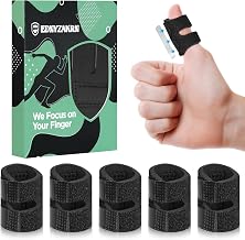 5 Finger Trigger Thumb Splints, Black | Arthritis, Index Finger Support, Middle Finger, Ring Toe, Small Finger
