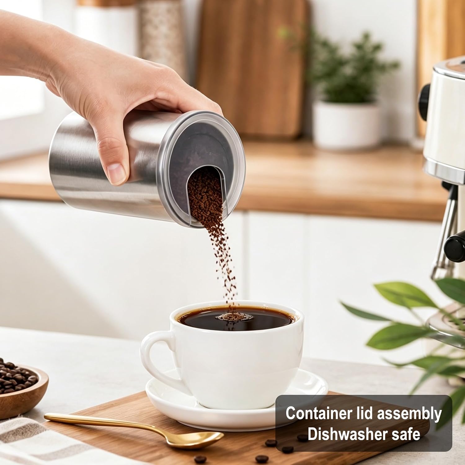 Penitue Replacement Lid for OXO Conical Burr Coffee Grinder
