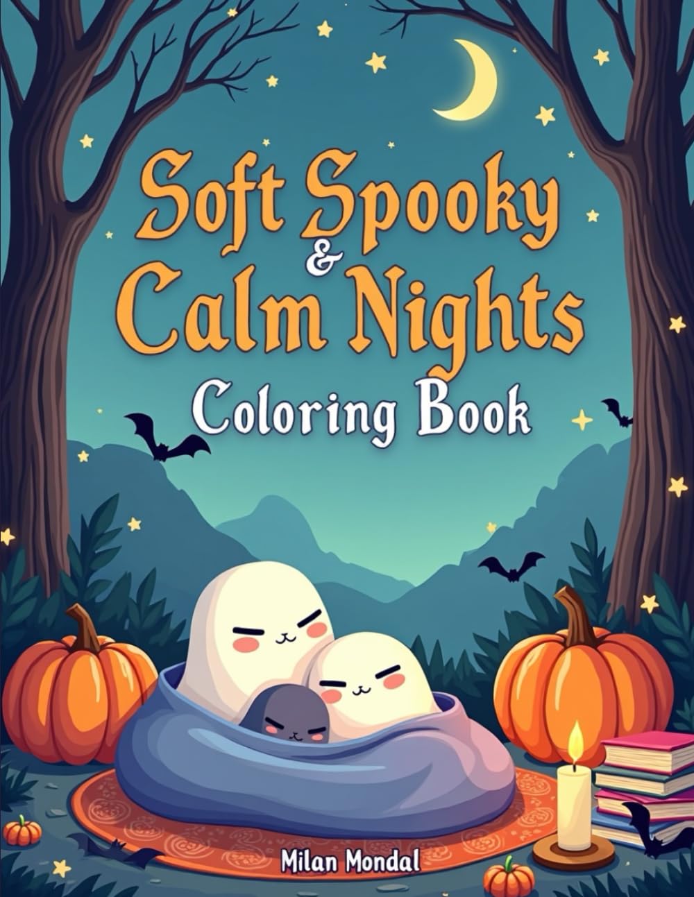 Spooky & Calm Nights Coloring Boo