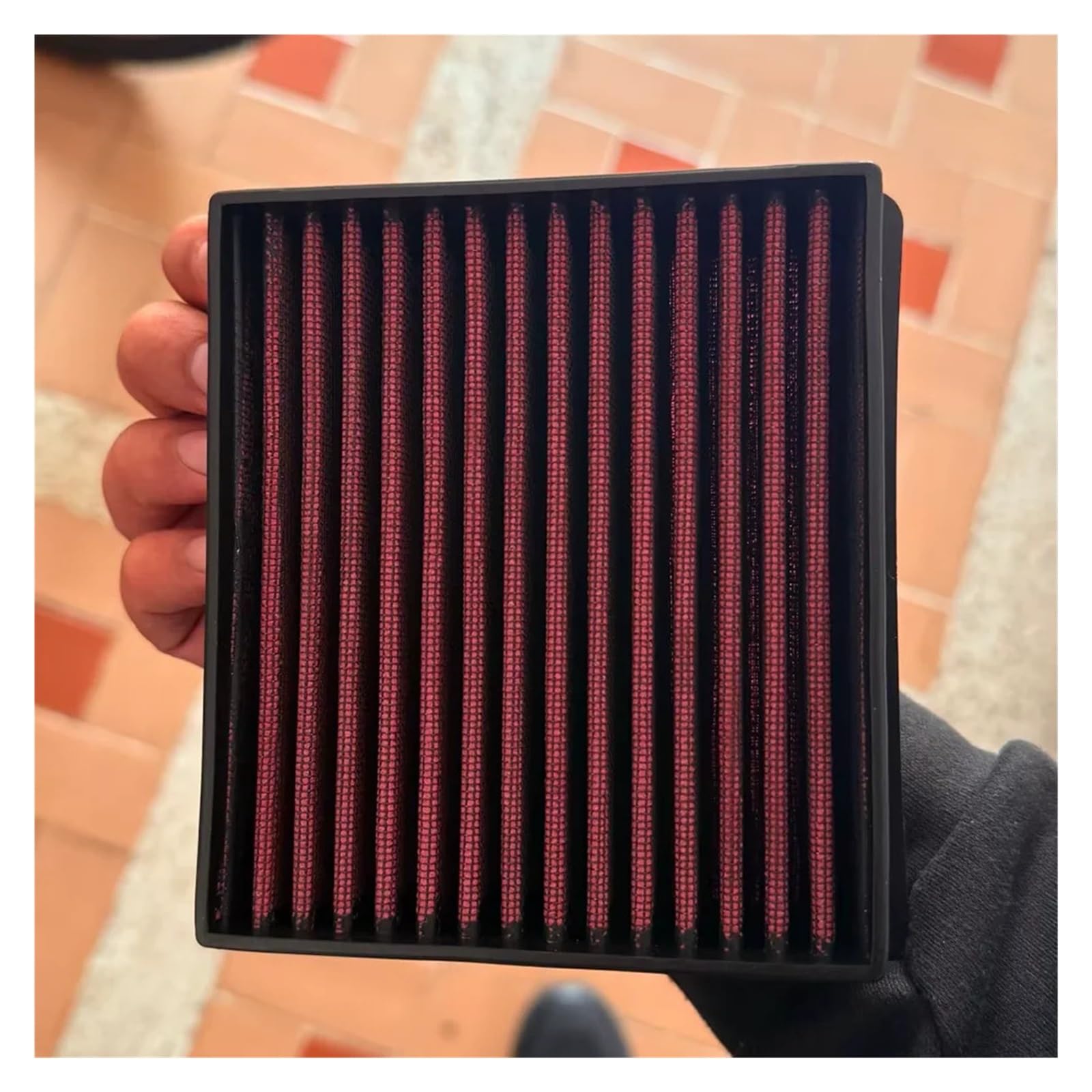 Filtro aria flusso elevato pulitore aspirazione moto