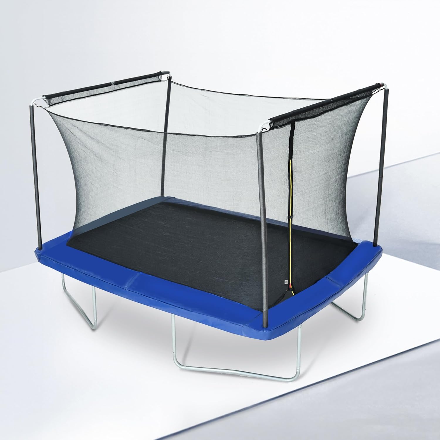 SkyBound 8FT x 12FT Rectangular Trampoline - ASTM Certified Rectangle Trampolines with Enclosure - Gymnastics Rectangular Trampoline for Kids - Max Load 1056 Lbs